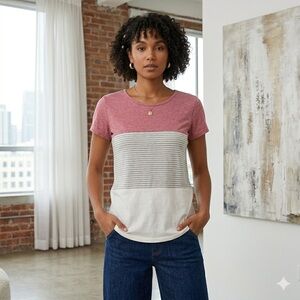 Women's Colorblock Short-Sleeve Tee